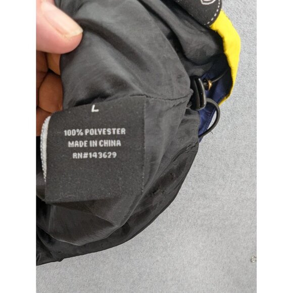 Encrypted Supply Jacket Mens Large Colorblock NON-STOP Hooded Windbreaker - Picture 9 of 10